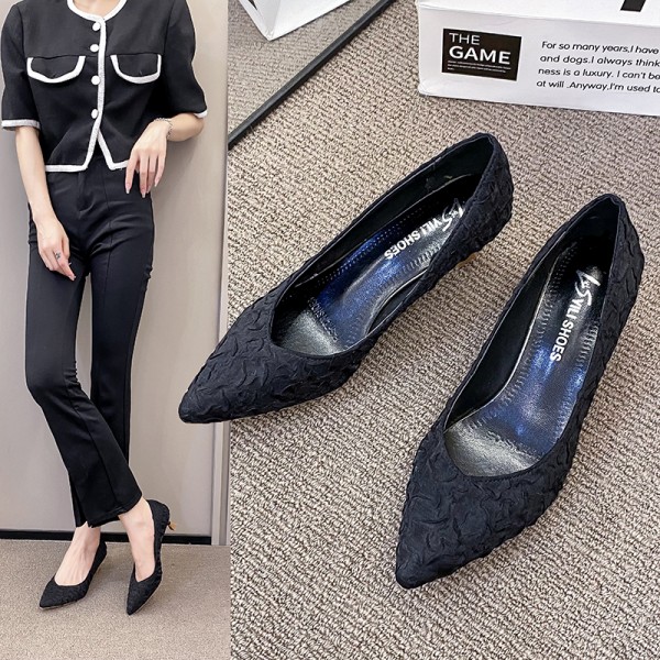 4Cm Mid Heel Comfortable Career Work Shoes Fashion...